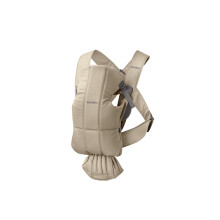 Portabeb s BabyBjrn Mini Beige Tejido | Portabeb s para Reci n Nacidos (3-11 kg) Ergon mico y F cil de Usar