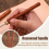 2pcs Leather Edge Dye Pens, Leather Edge Roller Pen Applicator, 4
