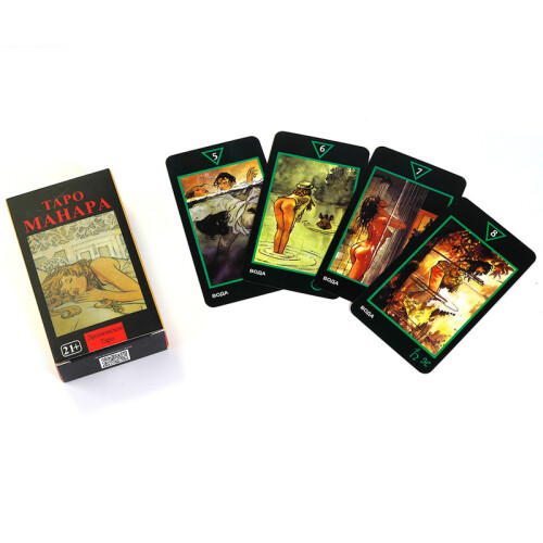 10,3*6cm Manara Tarot Deck 78 Karten mit Reiseführer in russischer SpracheBrettspiele 2