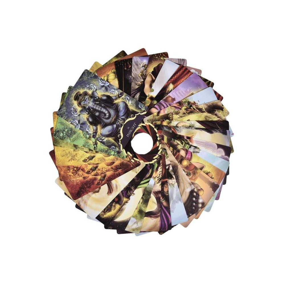 (Carte Dei Tarocchi) Carte Dei Tarocchi Sussurri Del Signore Ganesha Oracolo Tarocchi Gioco Da Tavolo