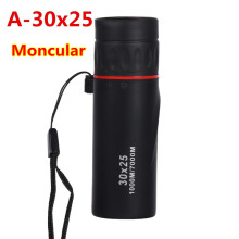 (A--30x25 monokulaari)900x25 50000m Zoom Telescope Professional BAK4 HD Tehokas kiikarit pitkän kantaman