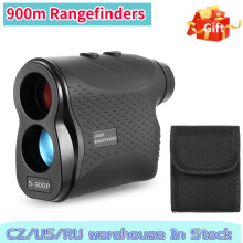 (Zwart 900 m) Golfafstandsmeter Laserafstandsmeter jacht 600 m meetlint Snelheidstester Golfhelling