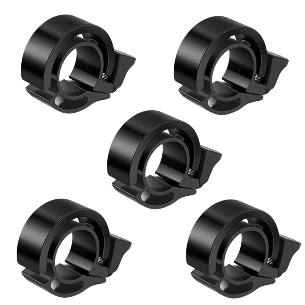 Sonnette de vélo noire Sonnette universelle super puissante pour VTT