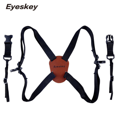 (without logo)X-Shaped Harness Strap Adjustable Binocular Carrier Elastic Durable Shoulder Straps Optics 1