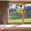 Γάτα σε γλάστρα Suncatcher Βιτρό παράθυρο Hangins, A 5