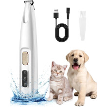Dog Clipper for Dog Paws - Quiet and Efficient Paw Trimmer with LED light