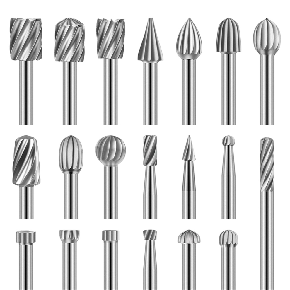 Engraving Router Bit Carving Bits, 20 Pcs Rotary Tool Accessories 4853659209203