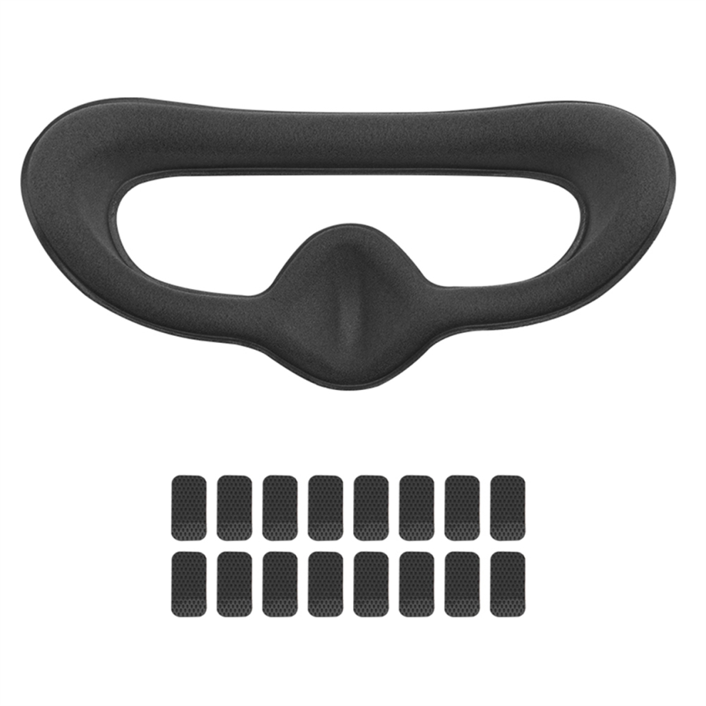 Pour lunettes 2/3 Masque pour les yeux Coussin en silicone Lunettes Tapis confortable
