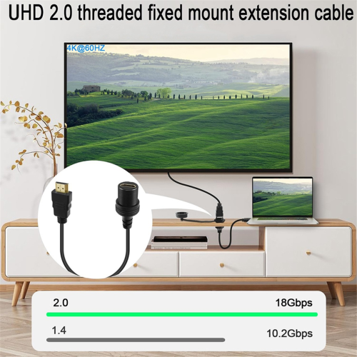 -Cable de extensión macho a hembra compatible 0. 1