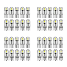 40Pcs 6000K Canbus T10 168 194 W5W Dome License Side Marker