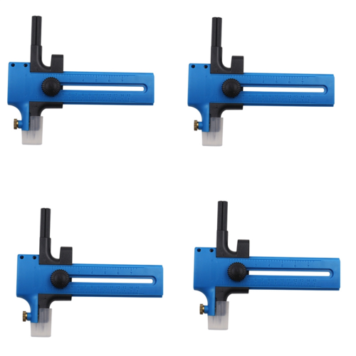 Snijtool Rond Blauwe verstelbare cirkelvormige snijtool voor het maken van stoffen ...