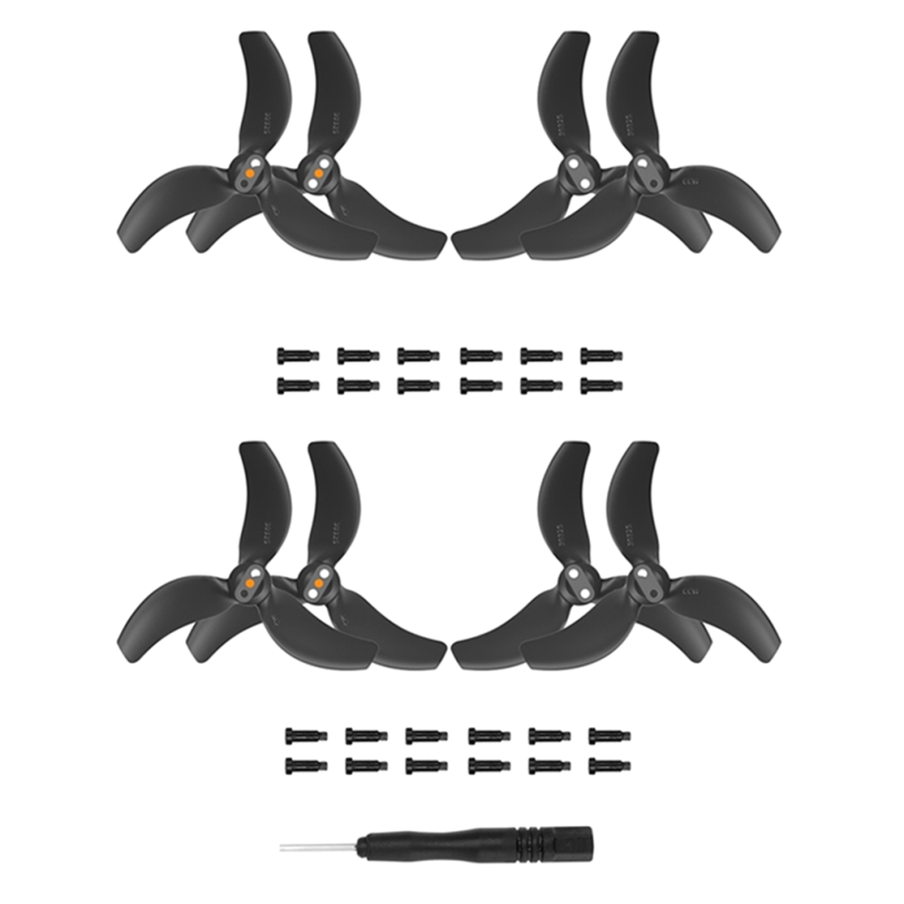Photos - Other Toys Markenlos 4 Pair of Propeller Blades for Avata 2 Propeller 3032S Blades Black 
