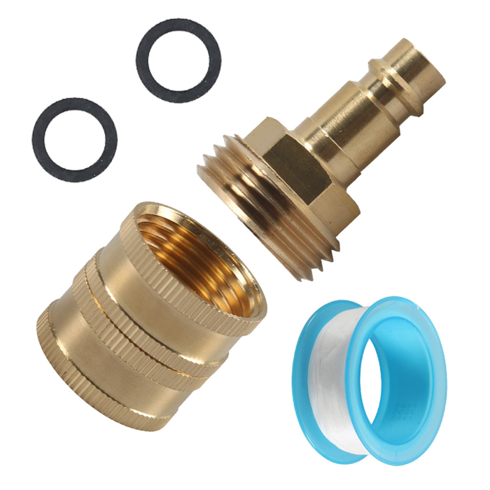 Adaptateur de tuyau pivotant femelle vers femelle, pour robinet de douche extérieur de camping-car