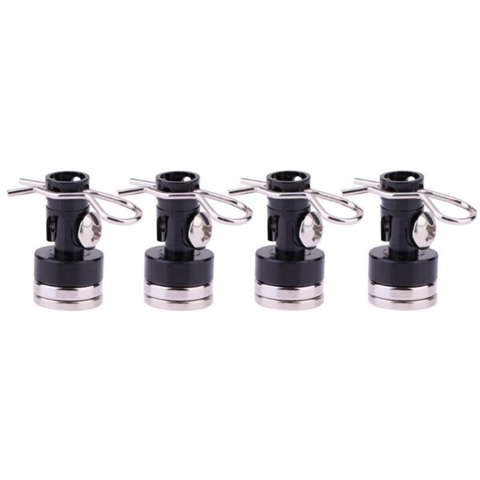 Photos - Parts for Drones & RC models Markenlos Black Metal Magnetic Car Shell Pillar RC Car Shell Pillar 