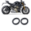 Junta da tampa da válvula da junta do cilindro da motocicleta para 2