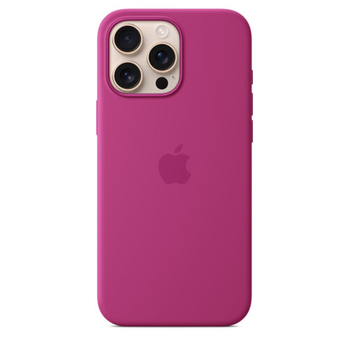 Apple Apple iPhone 16 Pro Max Silicone Case with MagSafe - Fuchsia