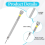 Watchmaker Screwdriver 0.8-1.4mm Precision Screwdriver with Tweezer 3
