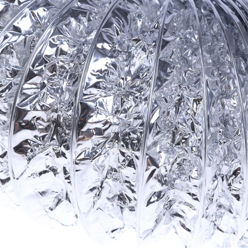 Novo tubo de ventilação de 4 polegadas e 100 mm, tubo de alumínio para ventilação de ar 2