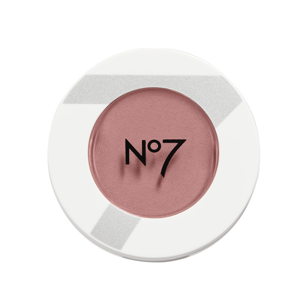 No7 Matte Powder Blush - Pomegranate - Loose Blush Makeup Palette for Instant Flush of Color - Makeup Powder for Face with Skin Conditioning Vitamin E