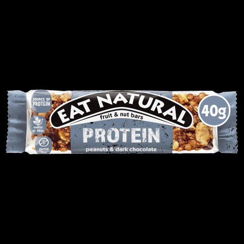 Eat Natural Fruit & Nut Bars Protein Peanuts Dark Chocolate 20 x 40g 2