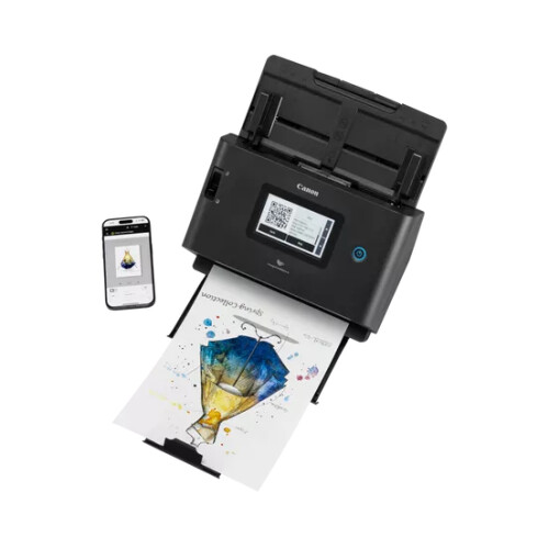 Canon Scanner A4 - CANON - DR-S350NW - 50ppm - 600dpi - WLAN, USB, LAN 2