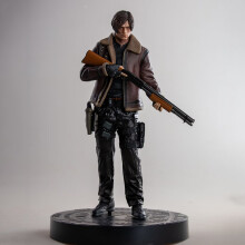(Keine Einzelhandelsverpackung) 33 cm große Resident Evil Leon S. Kennedy GK PVC Actionfigur Biohazard