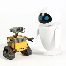 (Neue Wall E und EVE) Wall-E Roboter Wall E & EVE PVC Action Figure Sammlung Modell Spielzeug Puppen