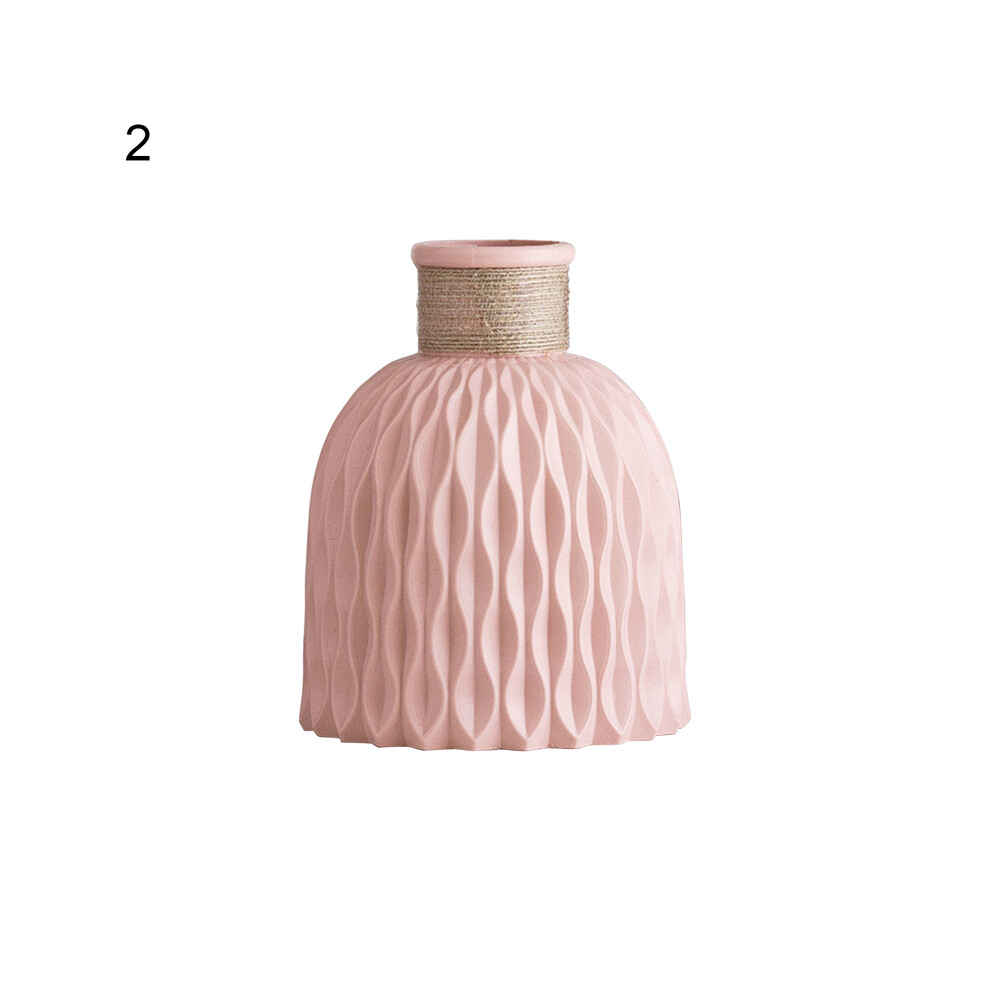 (2)1Pc Vase décoratif élégant de fabrication soignée Vase à fleurs pour la décoration de la maison Fleur