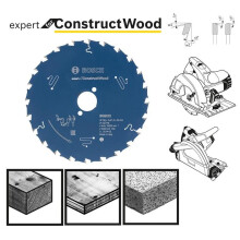 Hoja de sierra circular - Bosch - Expert for Construct - 190 x 30 x 2,0 mm - 24 dientes - Acero