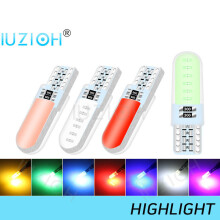 (green)IUZIOH 2PCS T10 Silikon COB W5W LED Innenleuchte WY5W Auto Lampe 194 Tür Dome Side Wedge Parkplatz