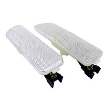 (WEIß) 2 Stück vordere Seitenmarkierungsleuchten, Blinker, Blinker für Volkswagen VW Golf 4 Jetta MK4