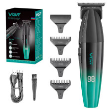 (Con scatola) Tagliacapelli elettrico originale VGR 0mm zero in metallo per uomo, tagliacapelli elettrico