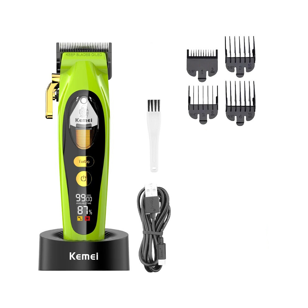 (option 1) 2035 Tondeuse à cheveux Barber Tondeuse professionnelle sans fil Tondeuse à moteur magnétique