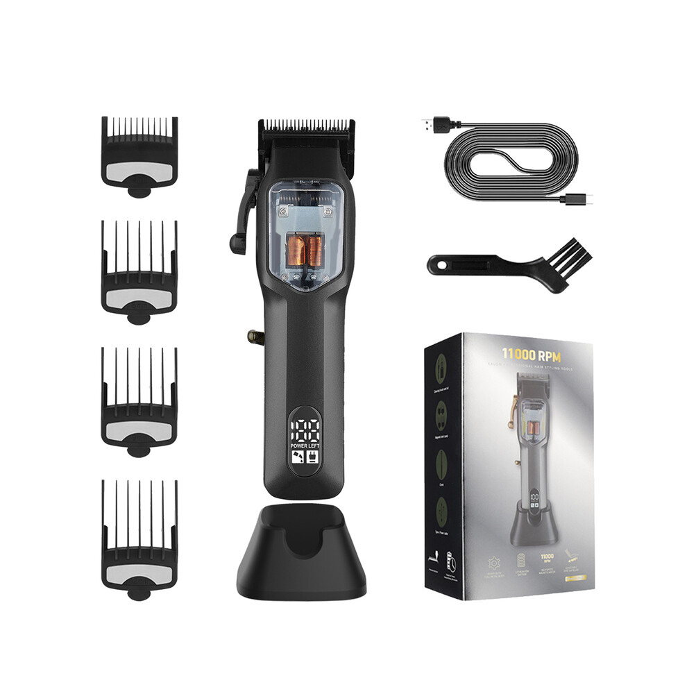 (88set) Tondeuse à cheveux professionnelle, tondeuse à cheveux électrique, machine de coupe de cheveux