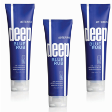(3PACK) doTERRA Deep Blue Rub - Sore Muscle & Joint Rub, Soothing Cream - Massage Gel, 120ml