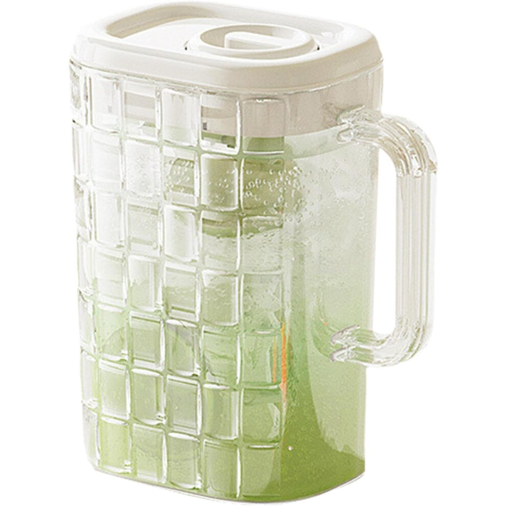 (White) Cold Kettle - Iced Beverage Dispensers Tea Dispenser For Fridge,2000Ml Large Capacity Water Kettle For Refreshing Drinks, Fruit Tea, Lemon Tea White