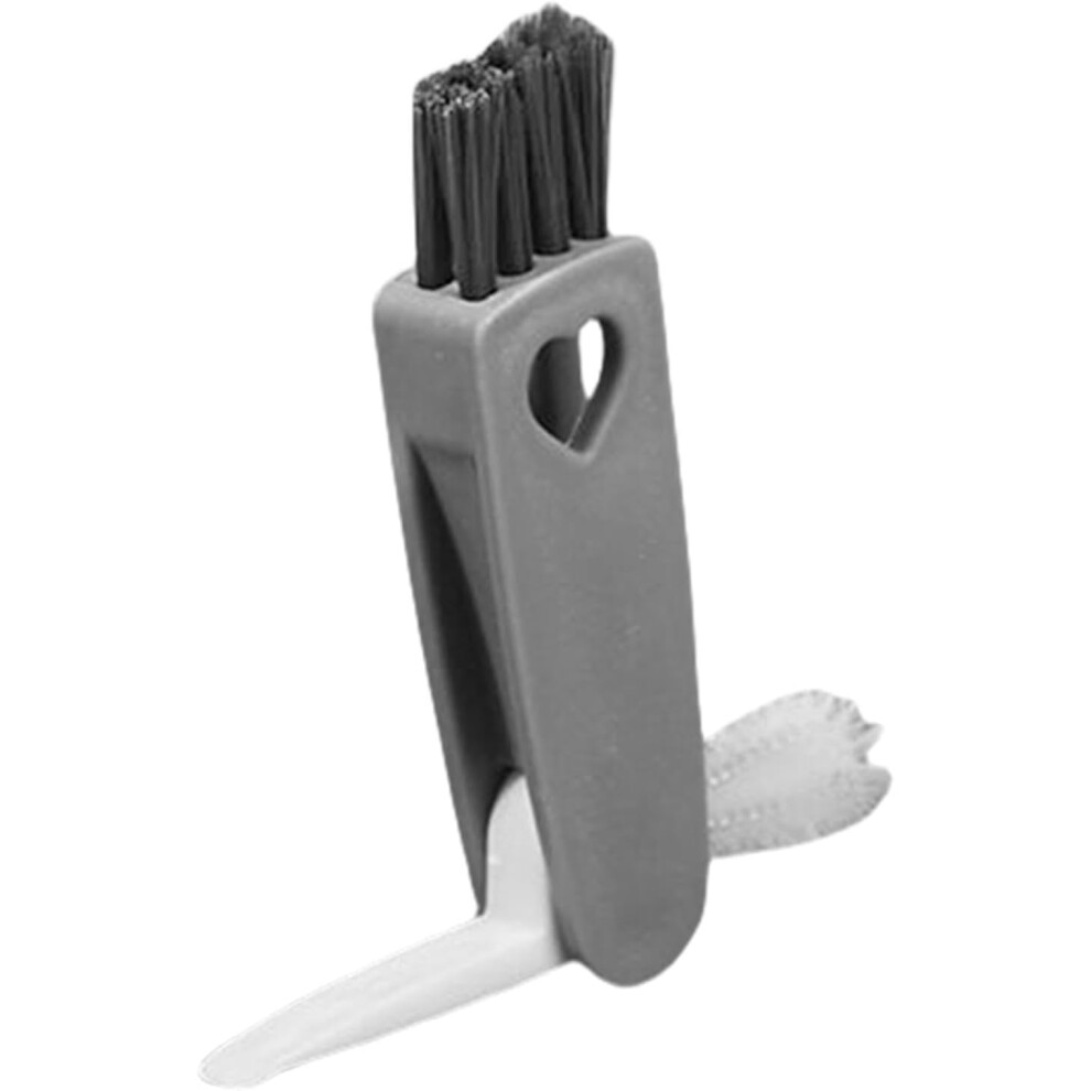 (Grey) Cup Lid Cleaner, Multifunctional Lid Crevice Cup Cleaner Brush, Tiny Crevice Tool Kitchen Gadgets, Handy Hand Tools For All Kinds Of Water Bott Grey