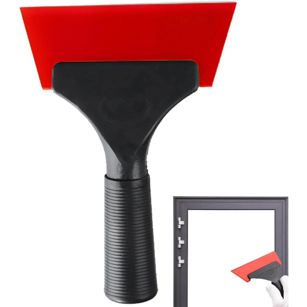 (Red) Glass Squeegee | Squeegee Scraper,Car Wrap Tools Window Tint Remover Car Automotive Sticker Decal Applicator For Vehicle Window Tint Red