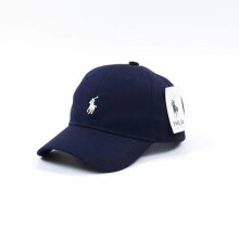 Marineblau verstellbare Unisex-Baseballmütze mit Stickerei – Herren/Damen Casual-Sportcap mit Sonnenschutz