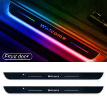 (Vordertür – 2 Stück – für H-Yundai) LED-Pedallampe, RGB-Neon-Willkommenslicht für Renault, Hyundai,