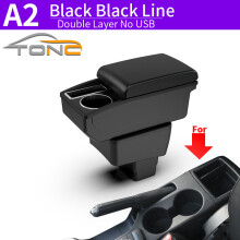 (A2 Black line kein USB)(A2 Black line kein USB)Für Mazda CX-3 Armlehnenbox Nachrüstung Für Mazda 2