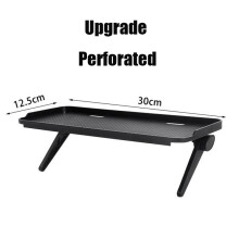 (C03-30x12,5cm)(C03-30x12,5cm)Verstellbare obere Ablage für TV-Bildschirme, Computermonitor, Desktop-Bildschirmaufbewahrung