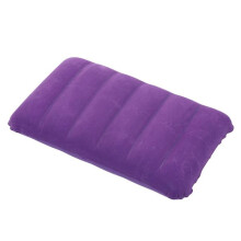 (Paars)Buiten Camping Slaapkussen Luchtkussen Kussens Reisrugleuning 47x30cm Opvouwbaar Vierkant Opblaasbaar