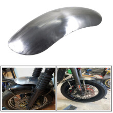 Motorrad Aluminium Frontkotflügel Kurz, Unlackiert, Universell, Vorne - Passend für Harley, Honda, Yamaha, Suzuki, Kawasaki, Ducati, KTM