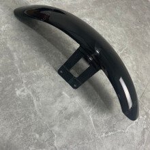 (Nero lucido) Copertura parafango anteriore per motocicletta, nero lucido, per Harley Sportster XL 883