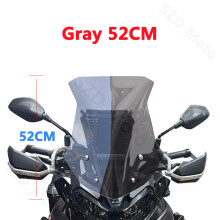 (52CM Gray)For Benelli TRK702 TRK702X TRK 702 702X High Quality Motorcycle Windshield Windscreens Wind
