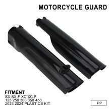 (musta)Moottoripyörän etuiskunsuoja Etuhaarukan suojus KTM SX SX-F XC XC-F 125 250 300 350 500
