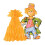 Scarecrow w Tissue Cornshock Centerpiece 1