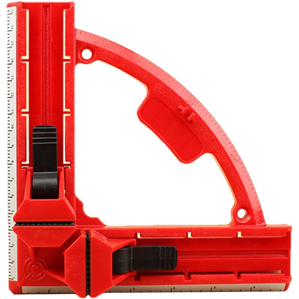 Woodworking Corner Clamps - Woodworking Corner Clamp for Positioning - Multi-Angle Ruler Quick Lock Construction Marking Tools for Closet, Cabinets,
