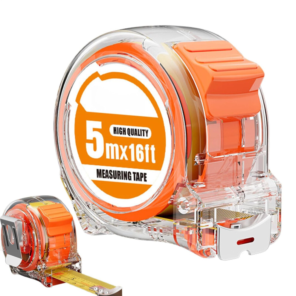 cm Measuring Tape | 16 FT Retractable Tape Measures,Easy to Read, Linear Measurement, Engineer Distance Meters for Women Men Carpenter Surveyors